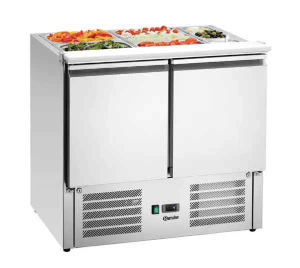 Saladette Refrigerada com 2 Portas - 2 x GN 1/1 e 3 x GN 1/6