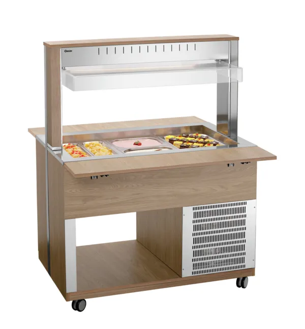 Carro de Buffet Quente - 3 x GN 1/1