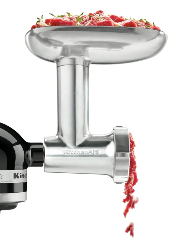Moedor de Carne de Alumínio para Batedeira KitchenAid