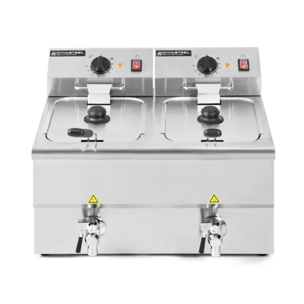 Fritadeira Profissional Premium 2 x 8 L com Drenagem