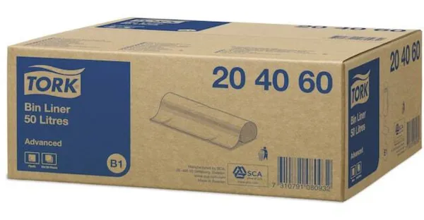 Sacos de Lixo 50L - 10 Lotes de 25