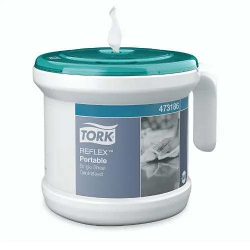 Distribuidor Portátil com Sistema de Desenrolamento Central - Tork Reflex™