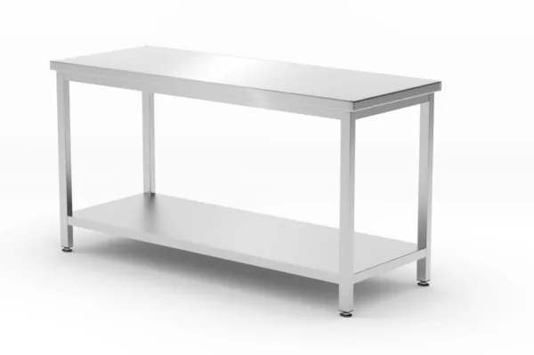 Mesa Central Profi Line com Prateleira - L 1600 x P 600 mm