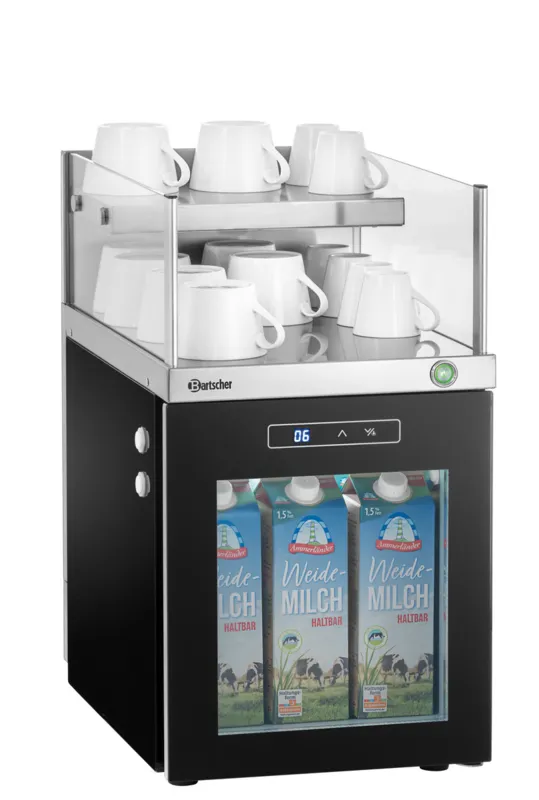 Combinado Refrigerador de Leite e Aquecedor de Xícaras