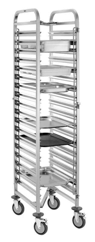 Carro Porta-tabuleiros Gastronorm 18 Níveis - GN 1/1