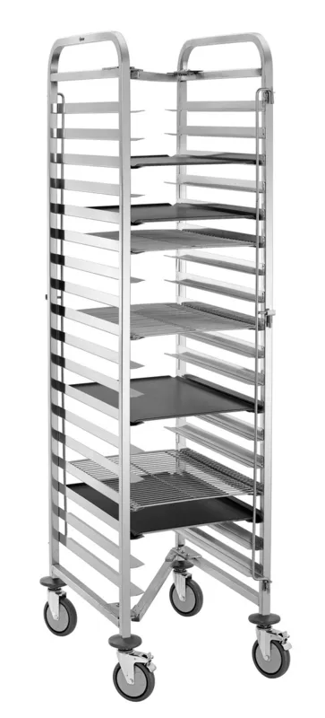 Carro Porta-tabuleiros de Pastelaria 18 Níveis - 600 x 400