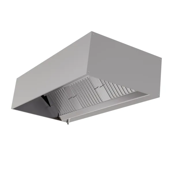 Exaustor cúbico com 900 de profundidade com LED e sem motor - Comprimento 2000