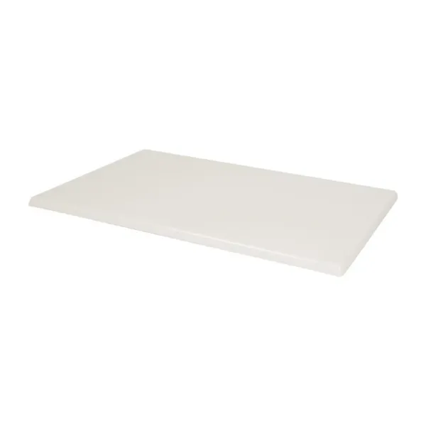 Tabuleiro de Mesa Retangular Pré-Perfurado Branco