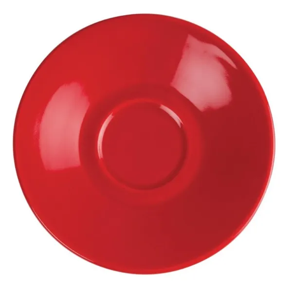Soucoupe Pour Tasse Espresso Rouge  - Lot De 12