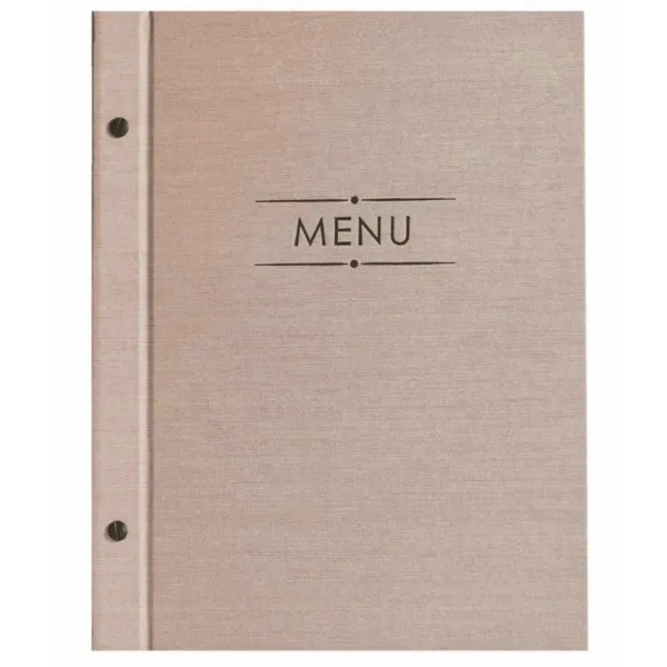 Porta-menu Paul em couro - A4