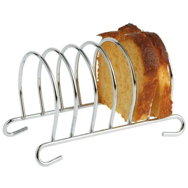 Porte-Toasts en Acier Chromé - 6 Tranches