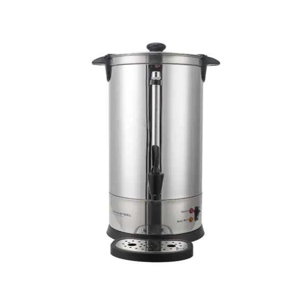 Percolador de Café Profissional 7 L 48 Xícaras 950 W Inox, Filtro Permanente, Torneira de Serviço