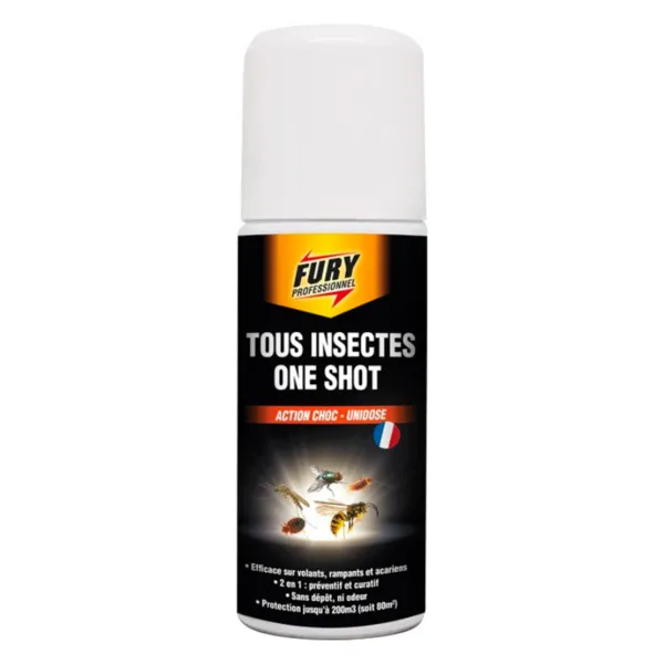 Bomba de Ação Choque para Moscas, Rastejantes, Percevejos e Ácaros - Unidose - 200 ml